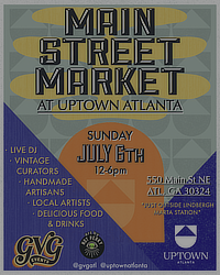 Mainstreet Market @ Uptown Atlanta Event Flyer